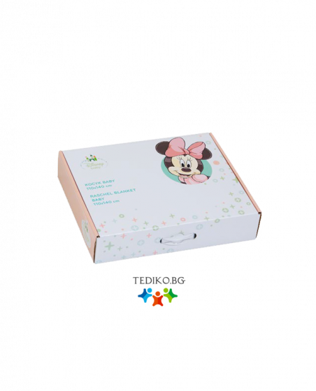 Детско одеяло Disney Minny Mouse (110x140см) розов
