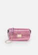 Guess розова детска чанта с пайети и метално лого Marlie