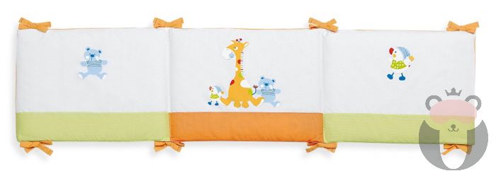 Interbaby бебешки обиколник Giraffe, 45x185см