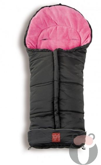 Kaiser Детски термочувал за количка, 105х48см, JOOY, Black / Pink