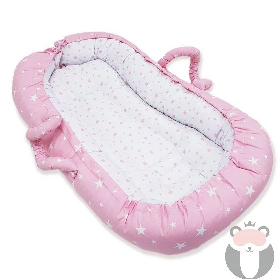 Sevi Baby легло за новородено-розово