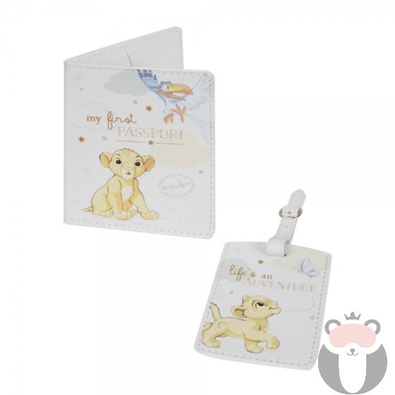 Widdop Disney Magical Beginnings Калъф за паспорт и табелка Simba