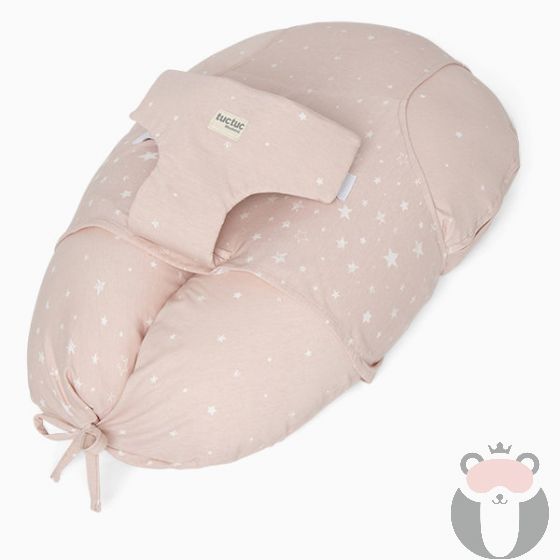 Tuc Tuc Възглавница за спане/кърмене/хамак за новородено 3в1, розов