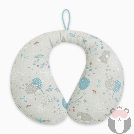Tuc Tuc детска възглавничка за път, Little Forest Gris 18м+