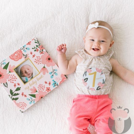 Pearhead Бебешки дневник Floral