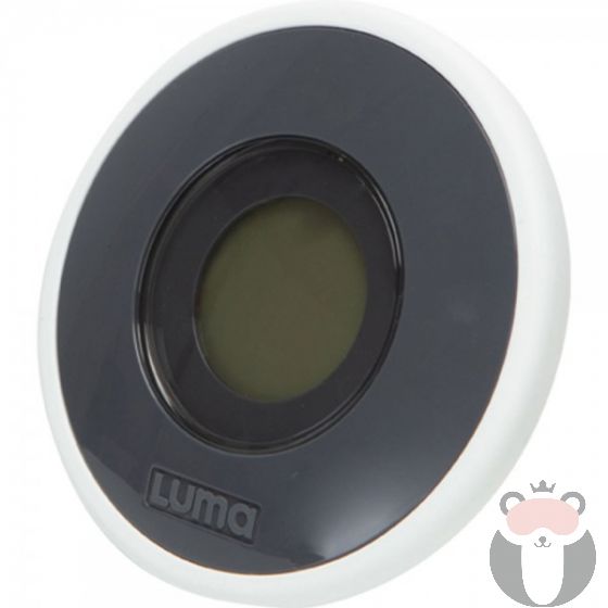 Luma Дигитален термометър за баня със светлинен индикатор Dark Grey