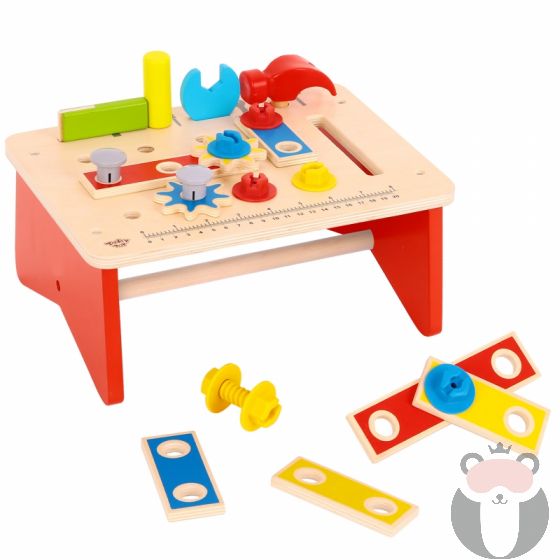 Дървена работилница с инструменти Tooky toy