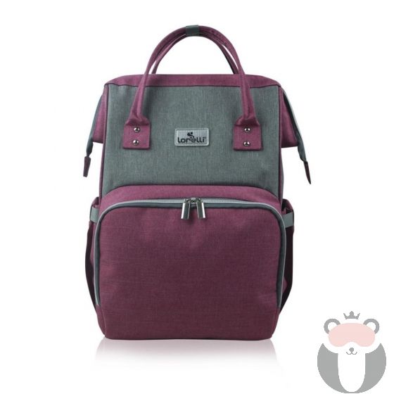 Lorelli Раница за количка Tina, Pink & Grey
