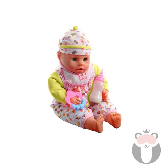 Raya Toys Кукла бебе зъбчо с  функции, на батерии