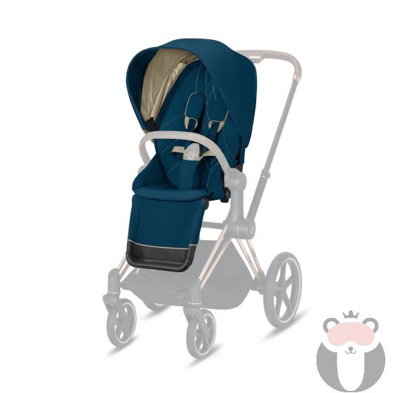 Тапицерия за седалка Cybex Priam и e-Priam Seat pack Lux Mountain Blue 2020