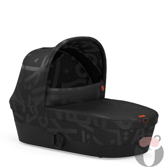 Cybex Кош за новородено MELIO STREET COT Real Black