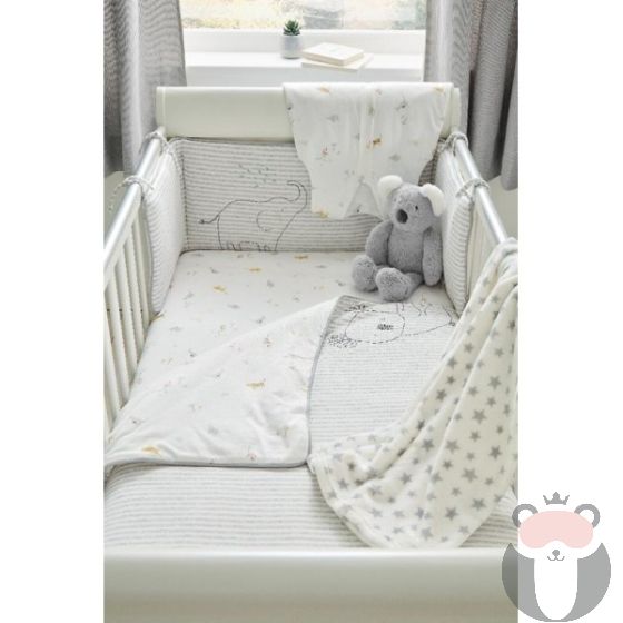 Mamas & Papas Двулицева олекотена завивка 2.5tog 100x120см - Wildly Adventures