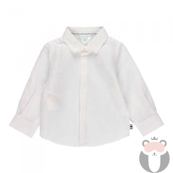 Детска риза бяла, лен, Boboli 712000