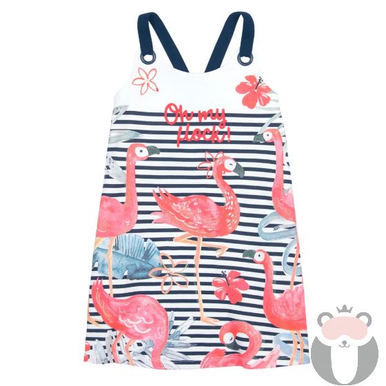 Boboli Детска рокля Фламинго Sailor