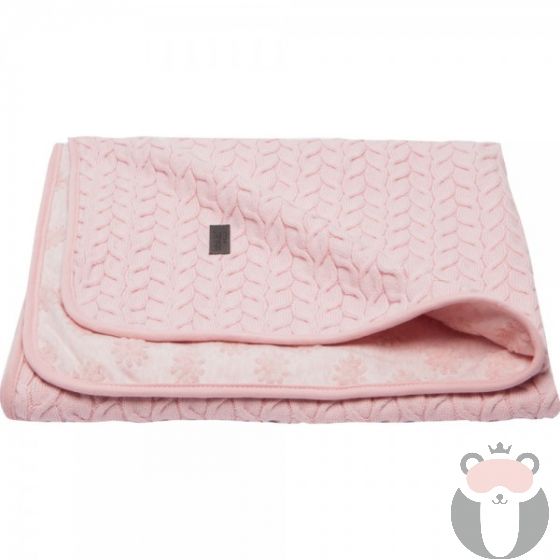 Bebe-Jou Детско розово одеяло 75х100 1.5 tog Samo Fabulous – Blush Pink