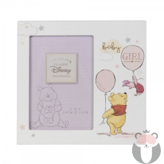 Widdop Disney Magical Beginnings Рамка за снимка за момиче Pooh Baby Girl