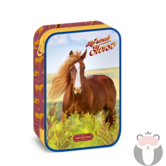 Ars Una Ученически несесер с един цип на две нива My Sweet Horse (5358) 24