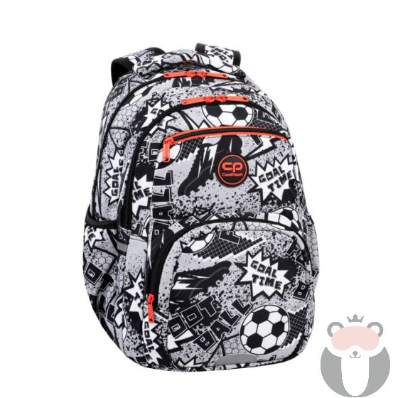 Ученическа раница Coolpack - Pick - Grey ball