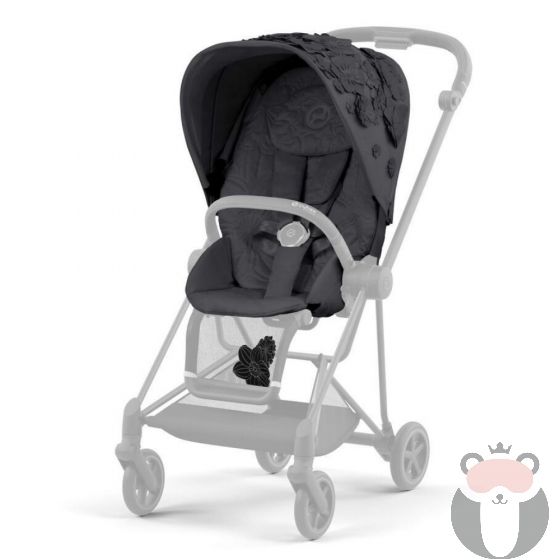 Cybex Тапицерия за седалка Mios 3 Seat pack Lux SIMPLY FLOWERS, Dream Grey