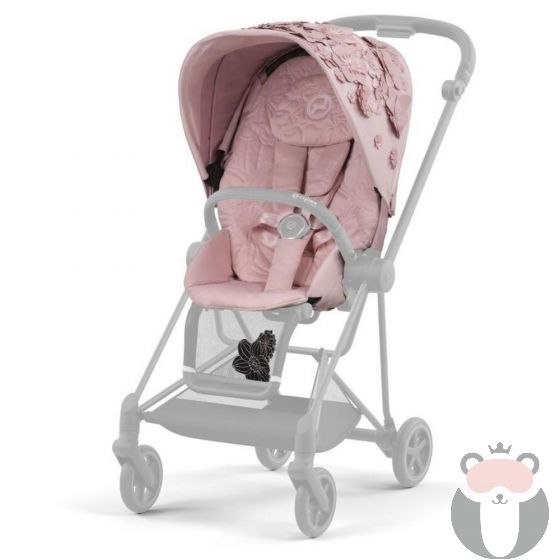  Cybex Тапицерия за седалка Mios 3 Seat pack Lux SIMPLY FLOWERS, Pale Blush
