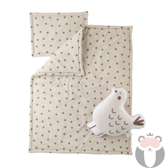 Elo Design Бебешко спално бельо 80 x100 см, Biscuit