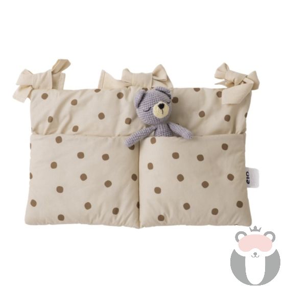 Elo Design Oрганайзер за бебешко легло 28x45см, Biscuit