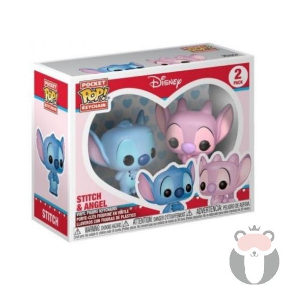 Сет от 2 бр ключодържатели Stitch & Angel