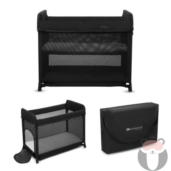Бебешка кошара  Kinderkraft MOON DREAM, BLACK
