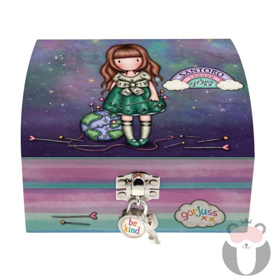 Заключваща се кутия за аксесоари Santoro Gorjuss Be Kind To Our Planet