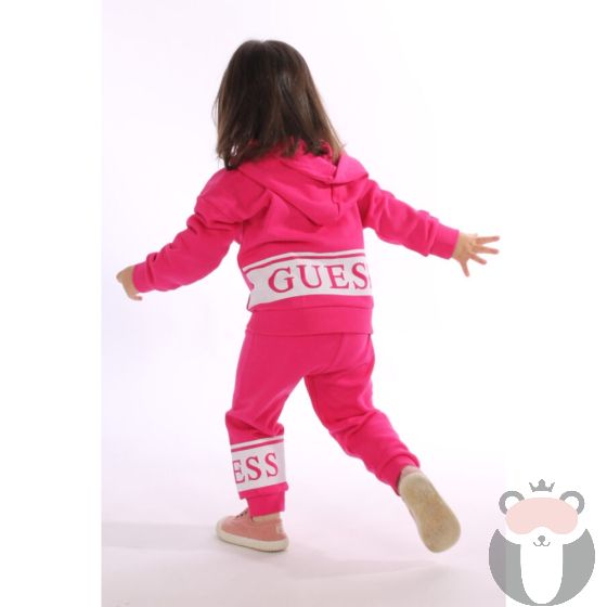 Guess Бебешки спортен комплект за момиче ECO STRIKING FUCHSIA