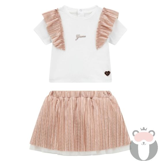 Guess Официален сет за момиче Pure White