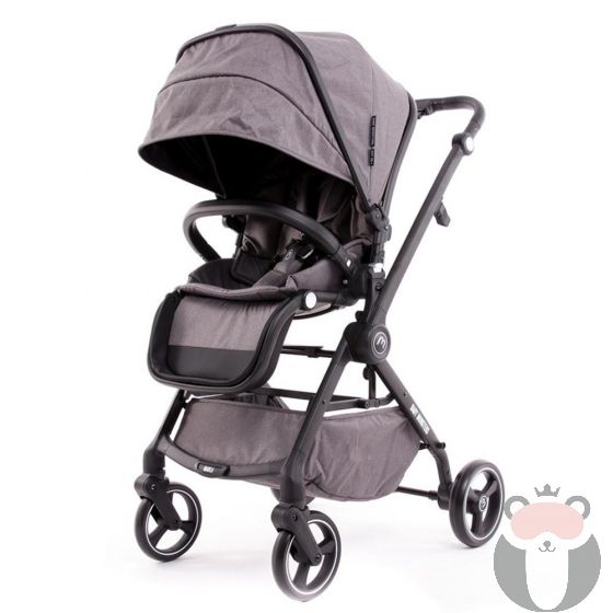 Baby Monsters Детска комбинирана количка  Marla Texas, Black Chassis
