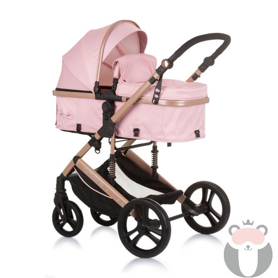 Chipolino Бебешка комбинирана количка "Аморе", Фламинго