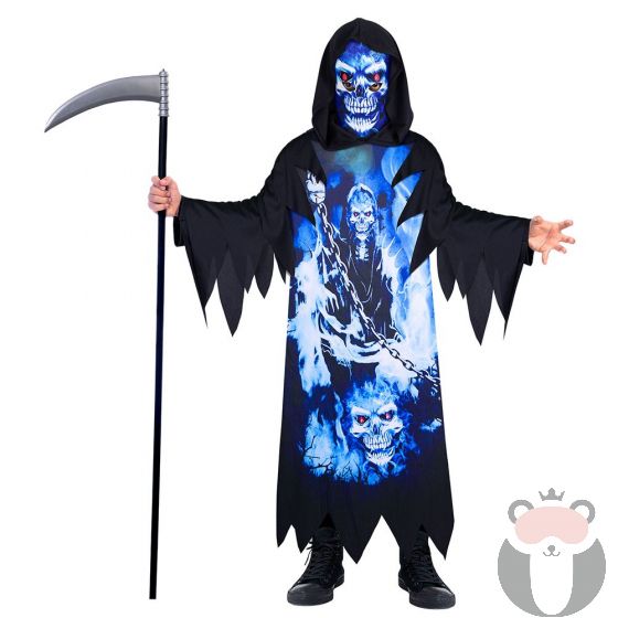 Детски карнавален костюм Amscan Neon Reaper 4-6 години