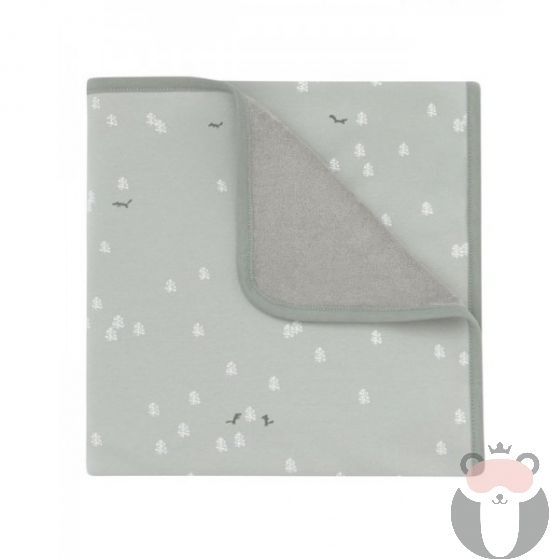 Baby Clic Бебешко памучно одеяло 75х80см – Green Moss