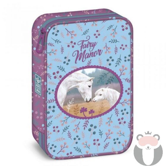 Ars Una Ученически несесер с един цип на две нива Fairy Manor