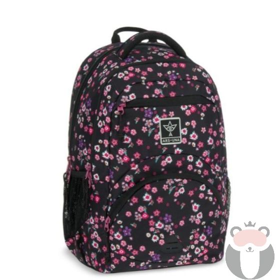 Ars Una Ученическа раница Ergo 27l Pearl Blossom Black (5377)