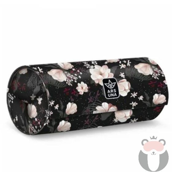 Ars Una Ученически несесер ролка Flowery Black (5374)