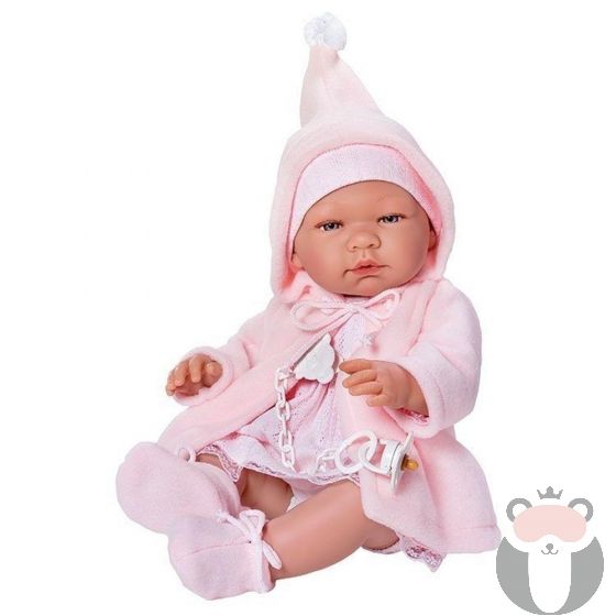 Кукла бебе Мария с розово палтенце, Asi dolls