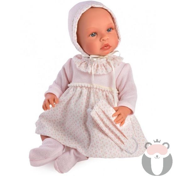 Кукла Лея с розова рокля и маска, Asi dolls