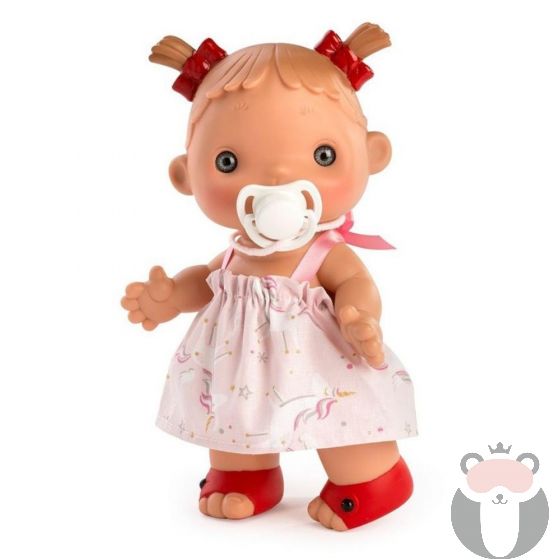 Кукла Даниела розова рокля с еднорог, Asi dolls