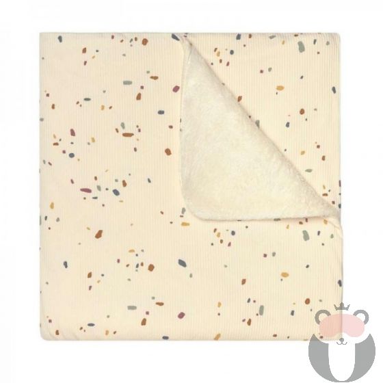 Baby Clic Бебешко одеяло 75х110см - Confetti Ivory