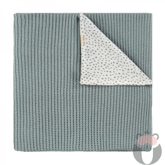 Baby Clic Плетено одеяло 75х110см - Mint