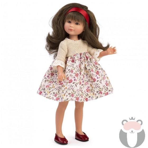 Кукла Силия с рокля на цветя, 30 см, Asi dolls