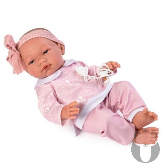 Кукла-бебе Мария, с розово костюмче, Asi dolls