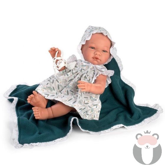 Кукла-бебе Мария, с рокля и одеялце, Asi dolls