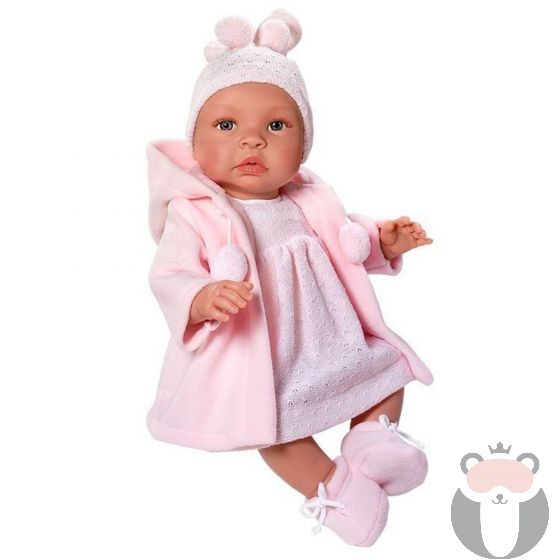 Кукла - бебе Лея с розово палто, Asi dolls