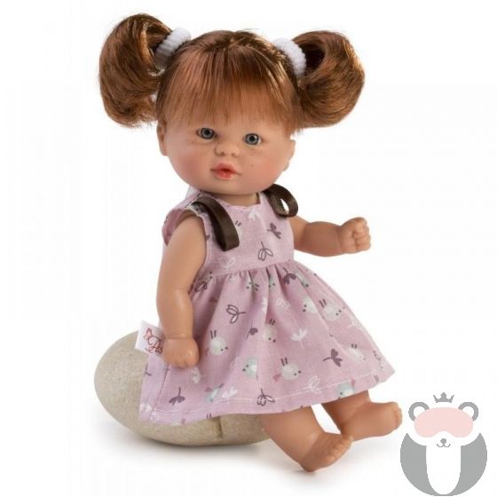 Кукла-бебе Тита с розова рокличка, Bomboncin, Asi dolls