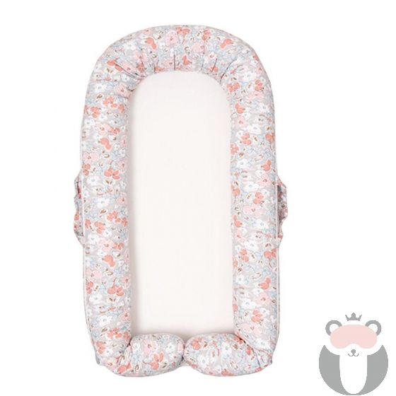 Бебешко кошче-гнездо Baby Matex Gniazdko DeLux-04 0251, Сив