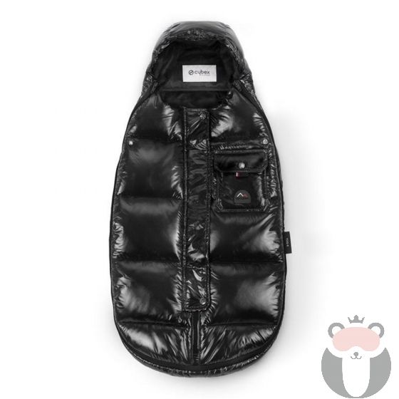 Cybex Чувалче за стол за кола Platinum Winter Mini, Deep Black